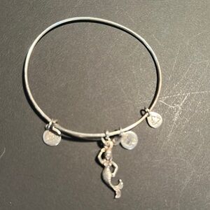 Alex & Ani Vintage Silver Mermaid Charm Bracelet